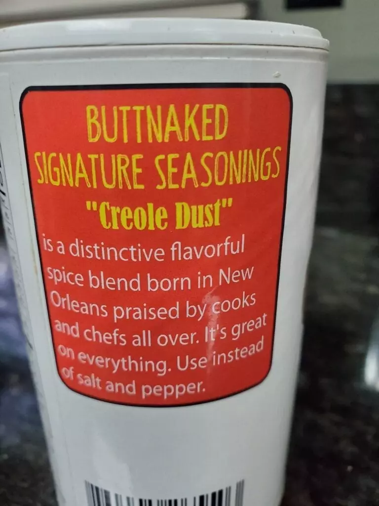 A close up of the label on a cup