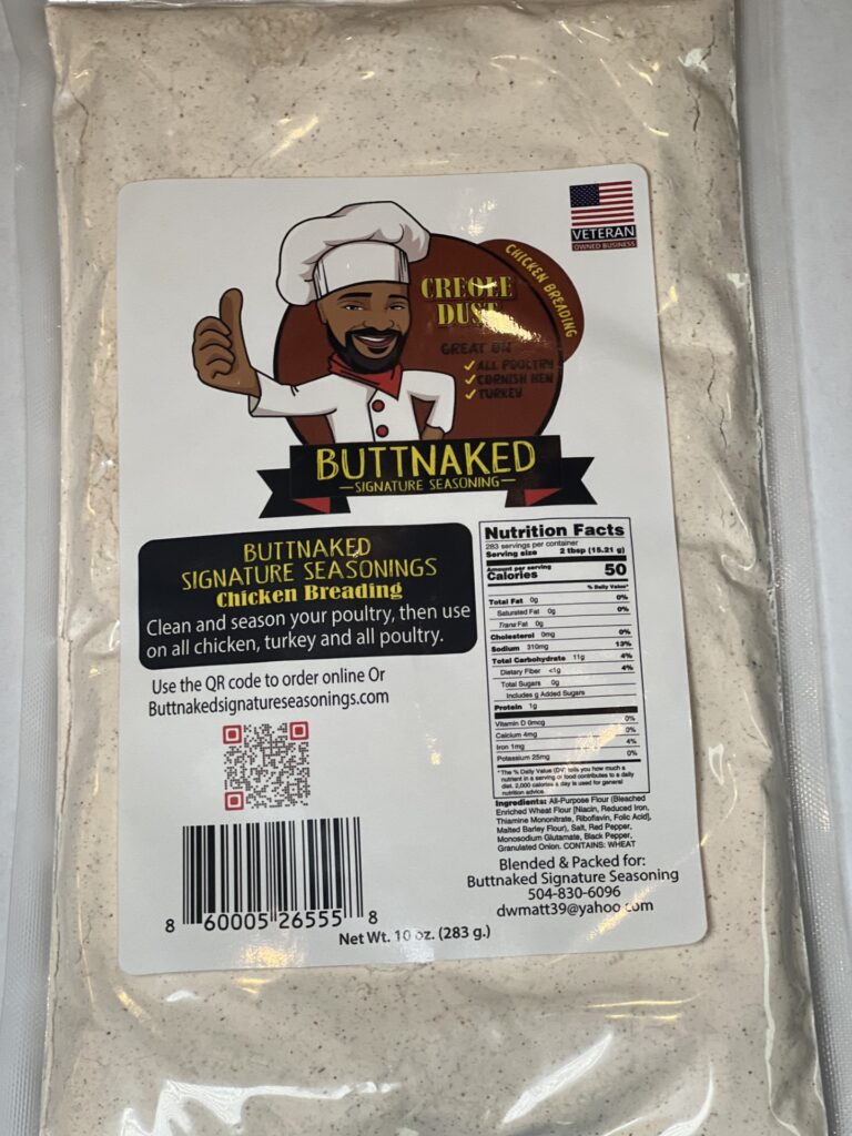 A package of butnaked football dressing