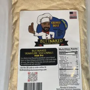 A bag of butnaked seasoning is shown.